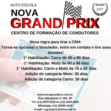 imagem com novas regras para cnh